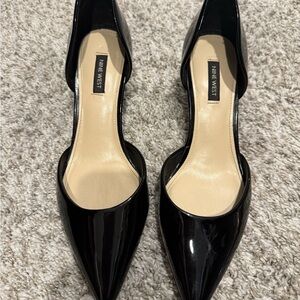 Nine West Black Patent Heels
